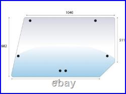 Sparex rear window glass for Case IH 3220, 4220, 4230, 4240 tractor (S. 67583)