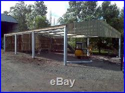 Steel Framed Farm Agricultural Building Shed Barn Supply & Build or in Kit Form