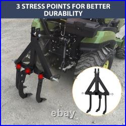 Steel Middle Buster 3-Point Quick Hitch Tractor Attachment for CAT 0&1 Tractors