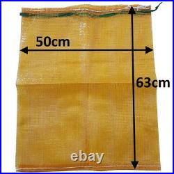 Strong Woven Log Bags for Wood Kindling Mesh Net Sacks Firewood Multi-Pack