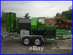 TMS-400SD Diesel 40PS 12t Sägespaltautomat Brennholzautomat Firewood Processor