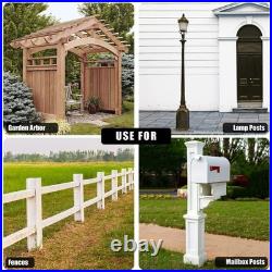 TPHUC 6-Pack 31.5x4x4 Fence Post Anchor Heavy Duty Metal Ground Spike TP003