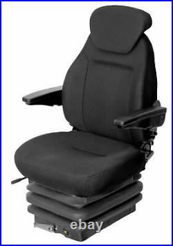 TRACTOR MECHANICAL SUSPENSION SEAT Medium Large Fabric Cloth