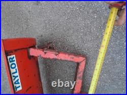 Taylor engineering tractor 3pl mounted snow plough, Vale