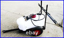 Towable Sprayer For Atv's / Quads /ride On Mowers 100 Ltr Capacity Free Shipping