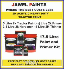Tractor & Agricultural Paint 2K EXTRA DURABLE BOBCAT WHITE 17.5 LT KIT
