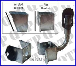Tractor Beacon Bracket Spring Loaded includes flat and angled bracket
