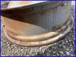 Tractor Grey 11 x 28 Inch Wheel Rim pair