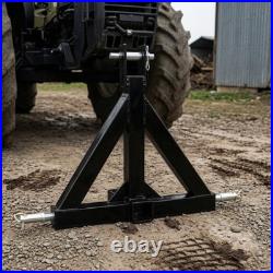 Tractor Hitch Adapter with 2-Inch Receiver Triangular for Field