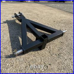 Tractor Hitch Adapter with 2-Inch Receiver Triangular for Field