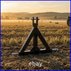 Tractor Hitch Adapter with 2-Inch Receiver Triangular for Field