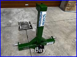 Tractor Hitch Attachment C/w 1.5Ton SWL Ball & Pin Hitch. (JD Green)
