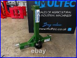 Tractor Hitch Attachment C/w 1.5Ton SWL Ball & Pin Hitch. (JD Green)