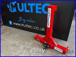 Tractor Hitch Attachment C/w 3.5Ton SWL Ball & Pin Hitch. (MF Red)