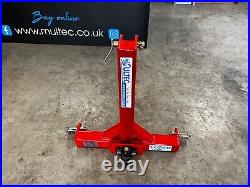 Tractor Hitch Attachment C/w 3.5Ton SWL Ball & Pin Hitch. (MF Red)