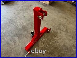 Tractor Hitch Attachment C/w 3.5Ton SWL Ball & Pin Hitch. (MF Red)