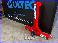 Tractor Hitch Attachment C/w 3.5Ton SWL Ball & Pin Hitch. (MF Red)