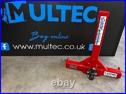 Tractor Hitch Attachment C/w 3.5Ton SWL Ball & Pin Hitch. (MF Red)