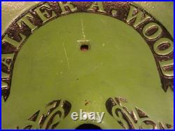 Tractor Implement Seat Walter Wood Genuine Vintage Man Cave Farm