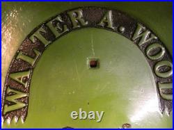 Tractor Implement Seat Walter Wood Genuine Vintage Man Cave Farm