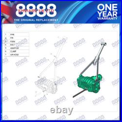 Tractor PTO Air Compressor Twin Cylinder with hose pipe field on site Tyre Pump