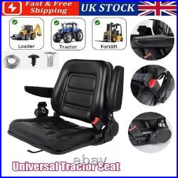 Tractor Seat Dumper Forklift Mower Digger Roller Universal Adjustable Plant Seat