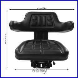 Tractor Suspension Seat Dumper Forklift Mower Digger Seat Universal Adjustable