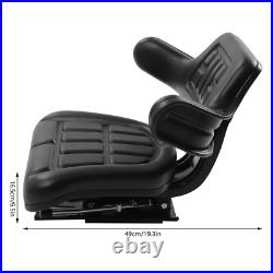 Tractor Suspension Seat Dumper Forklift Mower Digger Seat Universal Adjustable
