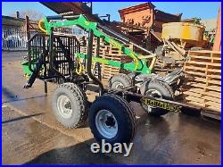 Tractor Timber Forestry Forwarder 6ton Kellfri £8385.00+VAT 4.7mtr Crane