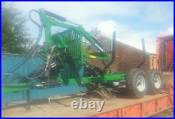 Tractor Timber Forestry Forwarder 6ton Kellfri £8385.00+VAT 4.7mtr Crane