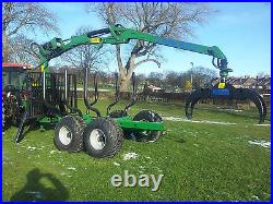 Tractor Timber Forwarder Kellfri 9 ton £12000.00 + VAT 6.3 mtr Crane & Winch