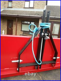Tractor Tipping Box Mount 3 Point Linkage Transport Farm field Carrier 6 ft