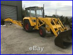 Tractor mf 50b digger with front loader