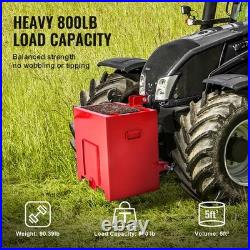 Uimoso Ballast Box 3 Point Category 1 Tractor 800lbs 5cu. Ft Tractor Ballast Box