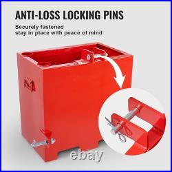 Uimoso Ballast Box 3 Point Category 1 Tractor 800lbs 5cu. Ft Tractor Ballast Box