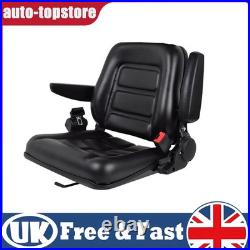 Universal Adjustable Suspension Seat TRACTOR Dumper Forklift Mower Plant Digger