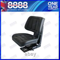 Universal Adjustable Suspension Seat TRACTOR Dumper Forklift Mower Plant Digger