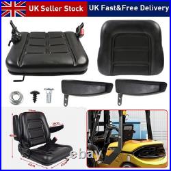 Universal Adjustable Suspension Seat TRACTOR Dumper Forklift Mower Plant Digger