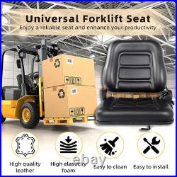 Universal Adjustable Suspension Seat TRACTOR Dumper Forklift Mower Plant Digger
