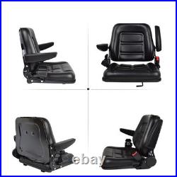 Universal Adjustable Suspension Seat TRACTOR Dumper Forklift Mower Plant Digger