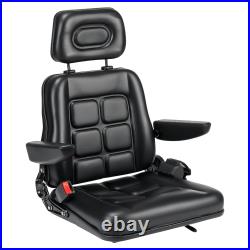 Universal Adjustable Suspension Seat Tractor Dumper Forklift Mower Plant Digger