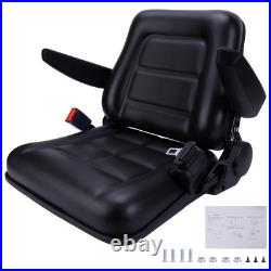 Universal Adjustable Suspension Seat Tractor Dumper Forklift Mower Plant Digger
