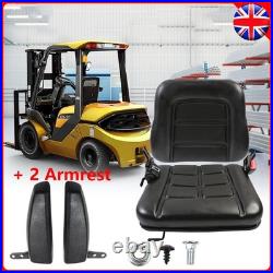 Universal Adjustable Suspension Seat Tractor Dumper Forklift Mower Plant Digger