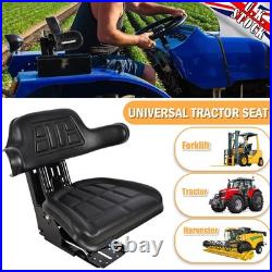 Universal Adjustable Waterproof Seat Tractor Dumper Forklift Mower Digger Seat &