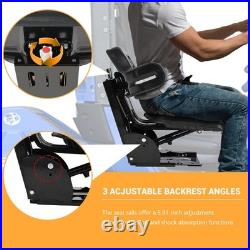 Universal Adjustable Waterproof Seat Tractor Dumper Forklift Mower Digger Seat &