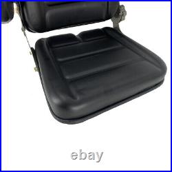 Universal Fold Down Forklift Seat, Micro Switch, Armrest for Tractor, Excavator