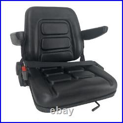 Universal Replacement Forklift Bucket Seat Belt with Safety Belt & Armrest