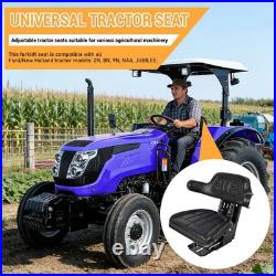 Universal Tractor Dumper Forklift Digger Seat 3-position Adjustable Backrest BU