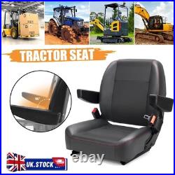 Universal Tractor Seat Adjustable Backrest Forklift Digger Mower Dumper Seat BU