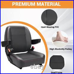 Universal Tractor Seat Adjustable Backrest Forklift Digger Mower Dumper Seat BU